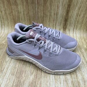 Nike Metcon 4 Women's Size 8.5 Gray Sneakers Training Shoes AH8804-002